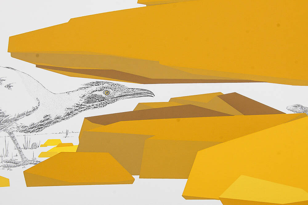 Signed Serigraph "Roadrunner" by Peter Parnall