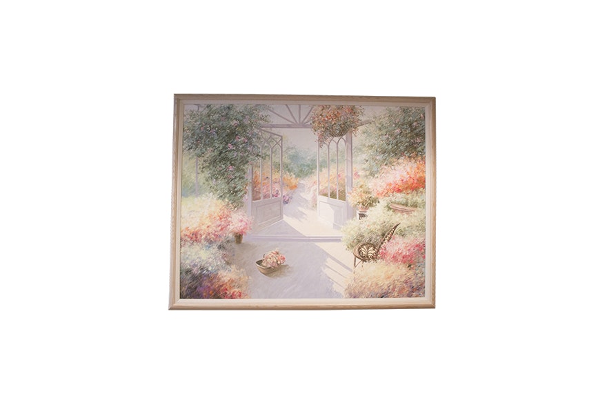 Tunglee Painting of a Garden