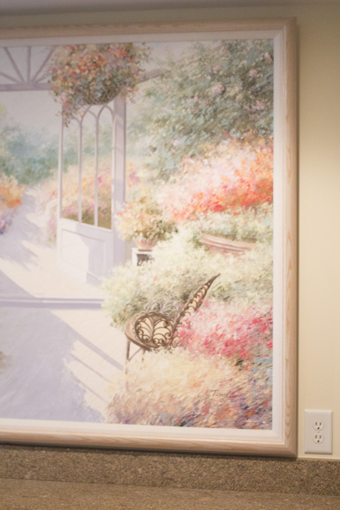 Tunglee Painting of a Garden