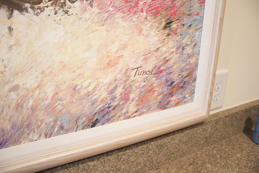 Tunglee Painting of a Garden