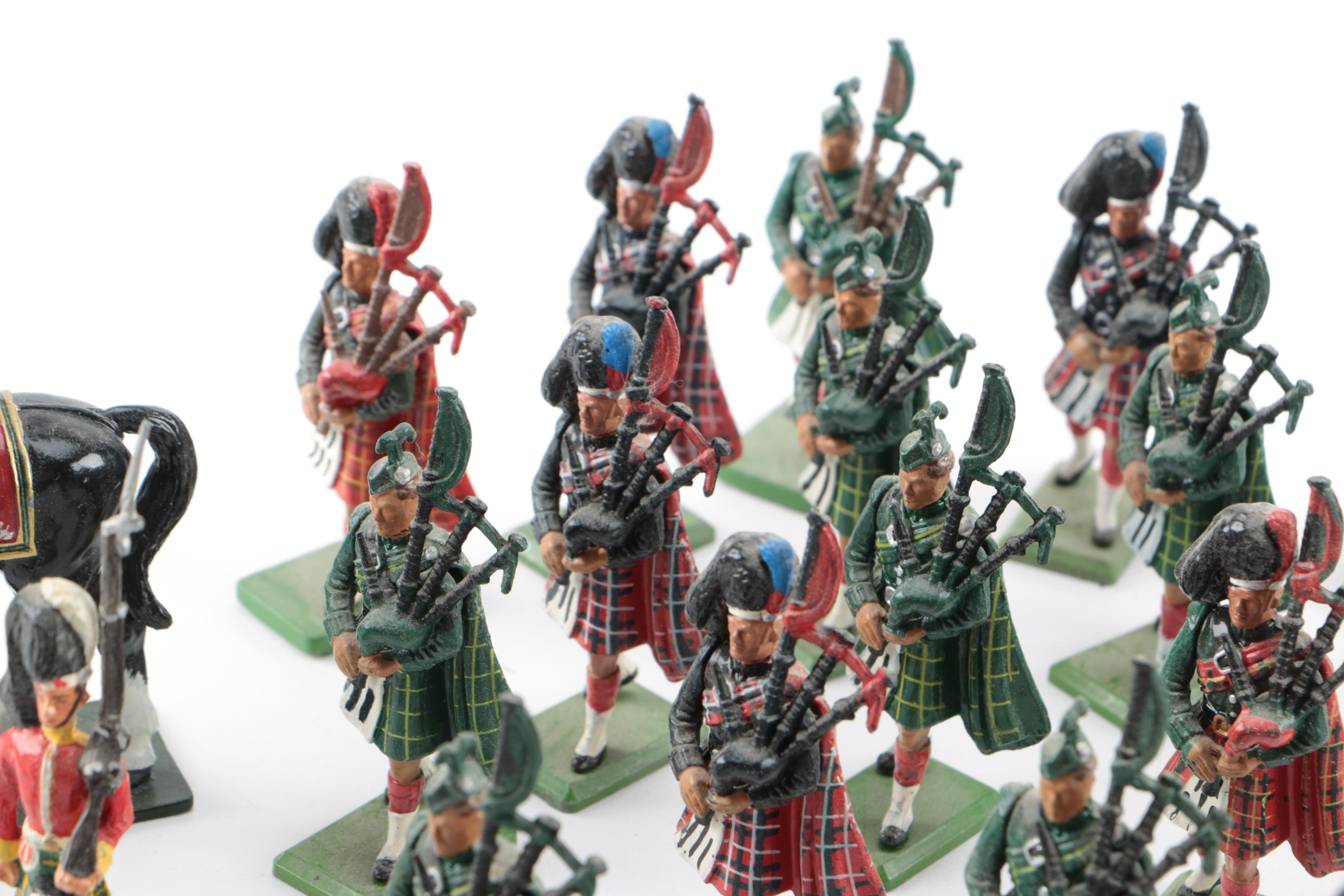 Collection of Metal Toy British Soldiers