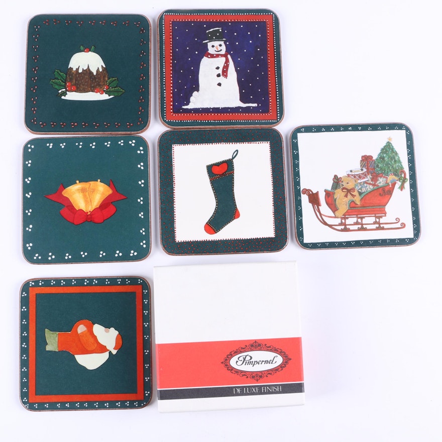 Pimpernel Holiday Coasters