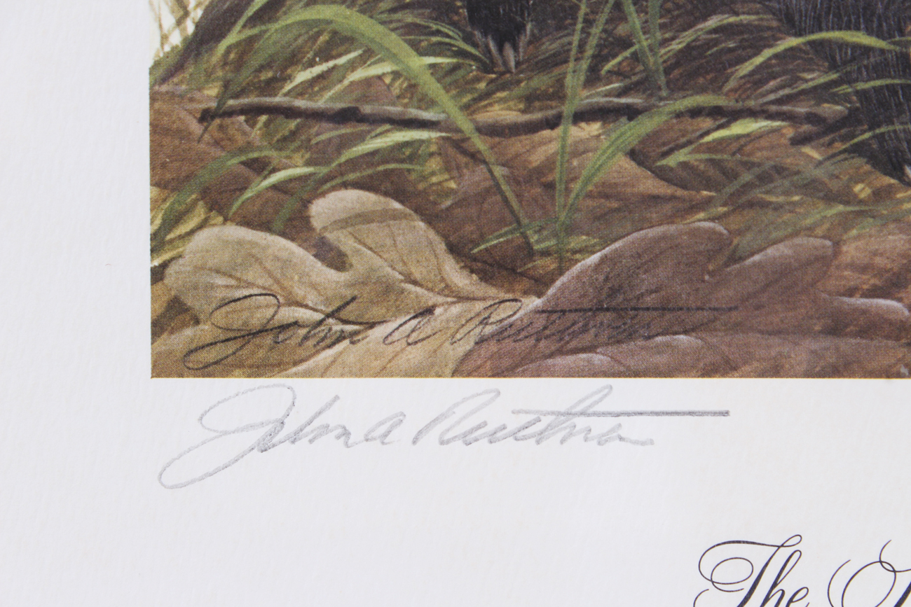 John Ruthven Offset Lithograph "The Skunk"