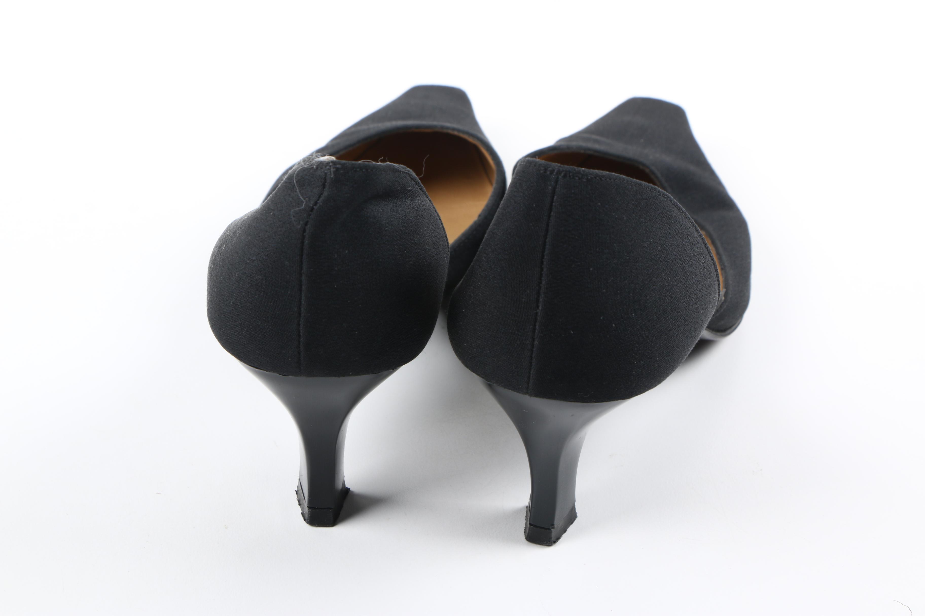 Stuart Weitzman Black D'Orsay Pumps