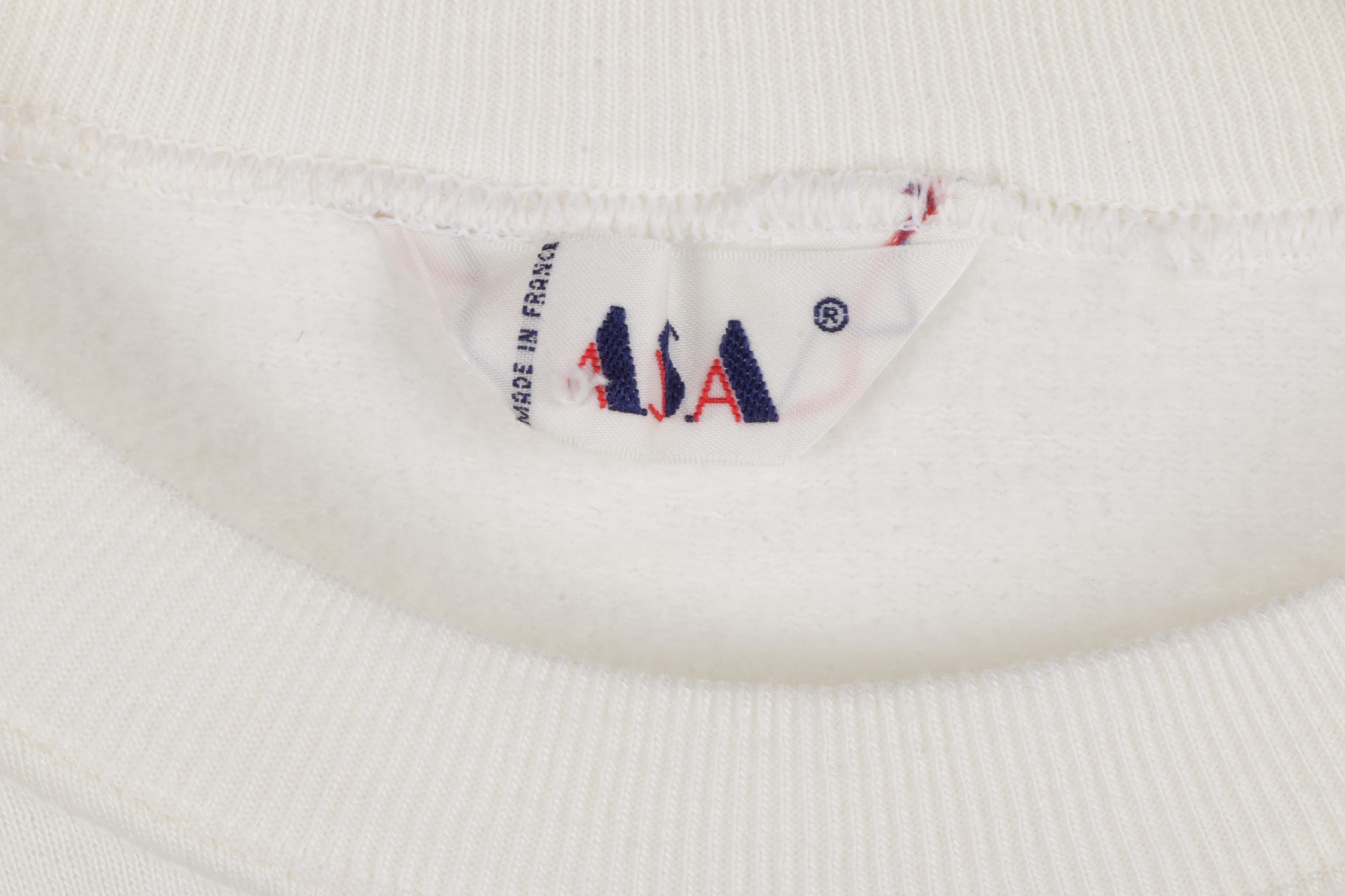 1980s Vintage Michael Bachoz Disney France Mickey and Minnie Sweatshirts