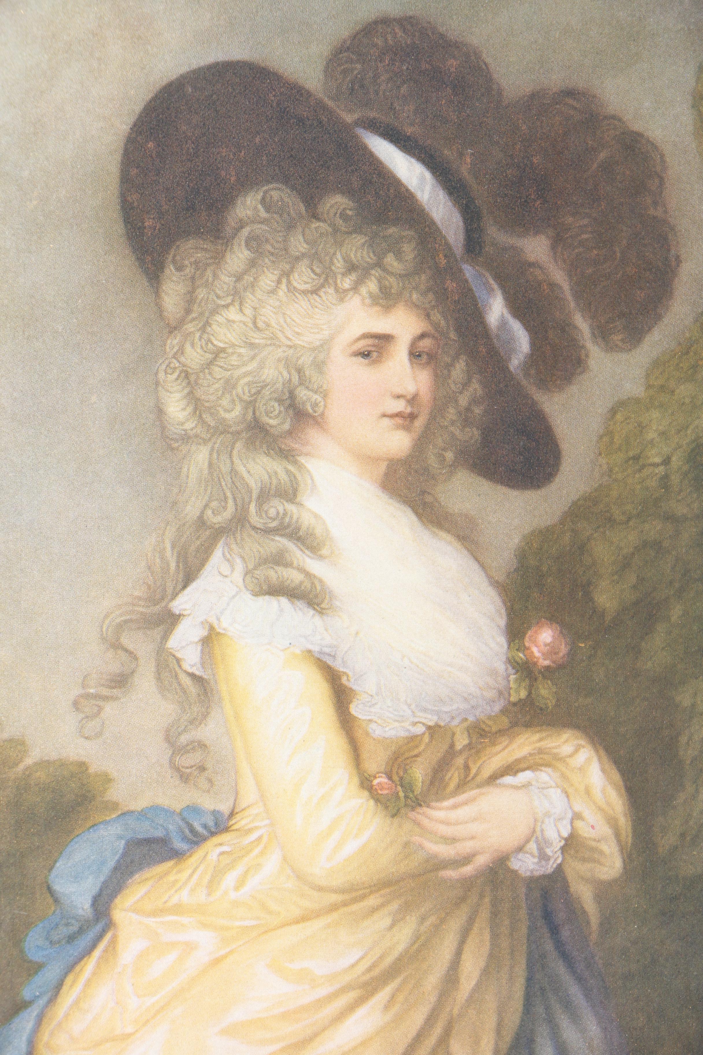 Offset Lithograph After Thomas Gainsborough "Duchess of Devonshire"