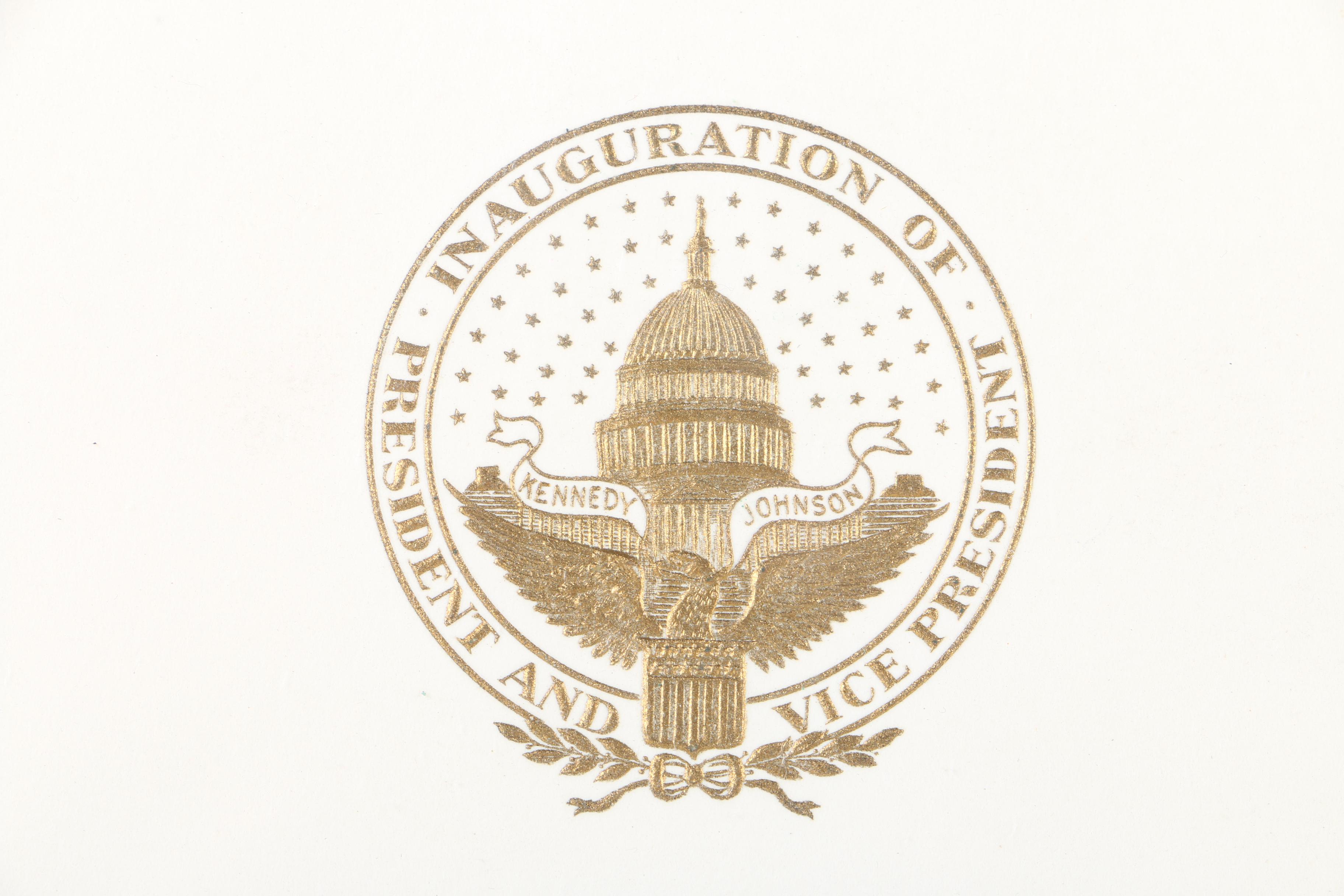 Framed 1961John F. Kennedy Inaugural Invitation