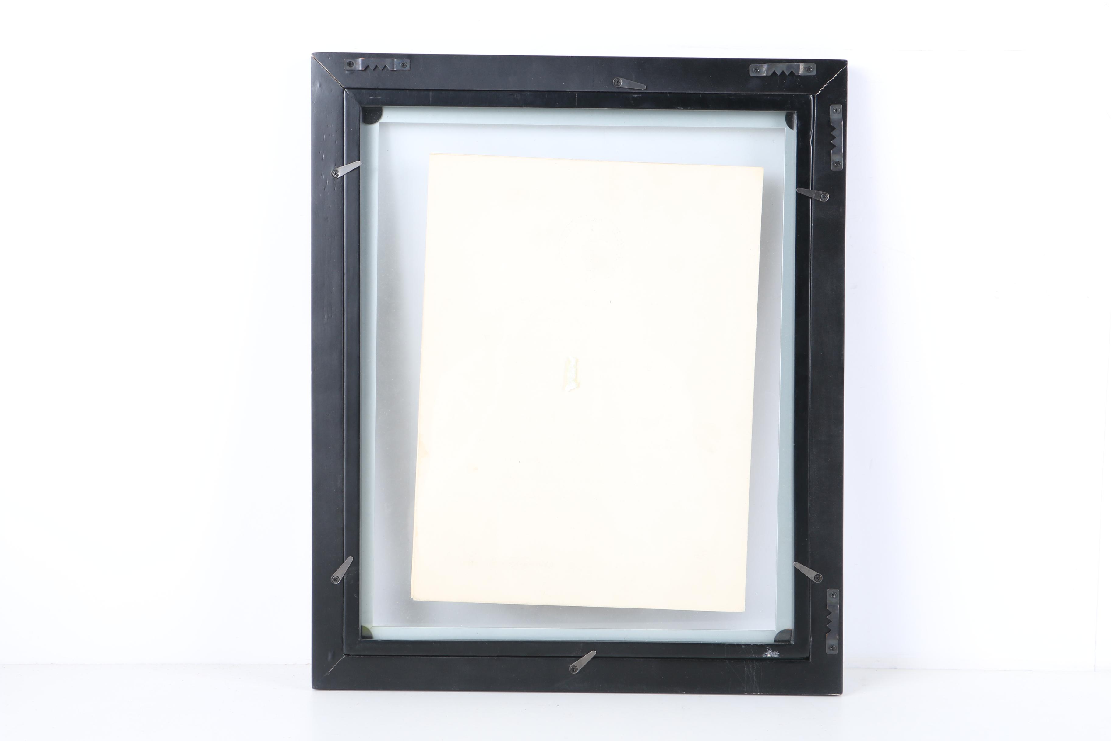 Framed 1961John F. Kennedy Inaugural Invitation