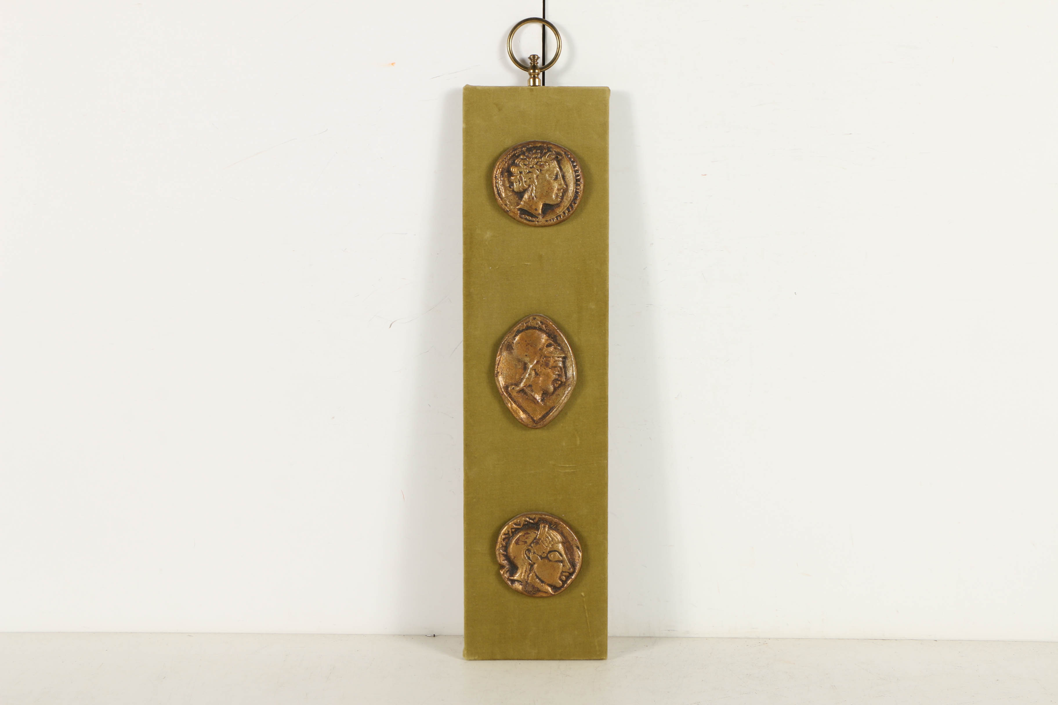 Vintage Roman Coin and Standard Wall Plaques