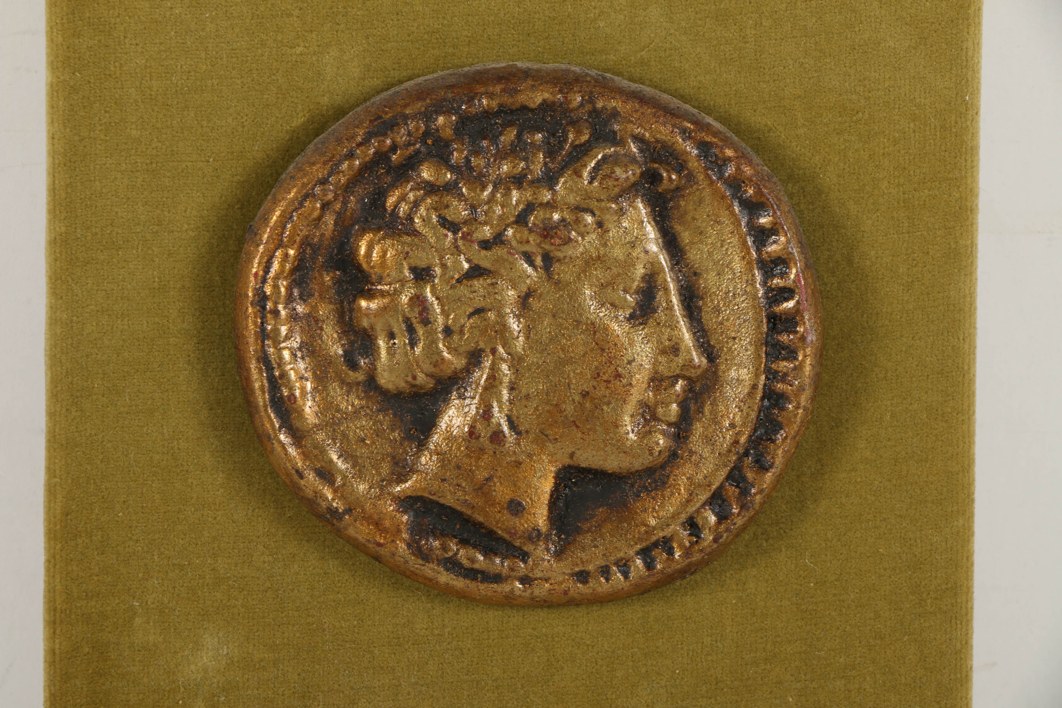 Vintage Roman Coin and Standard Wall Plaques