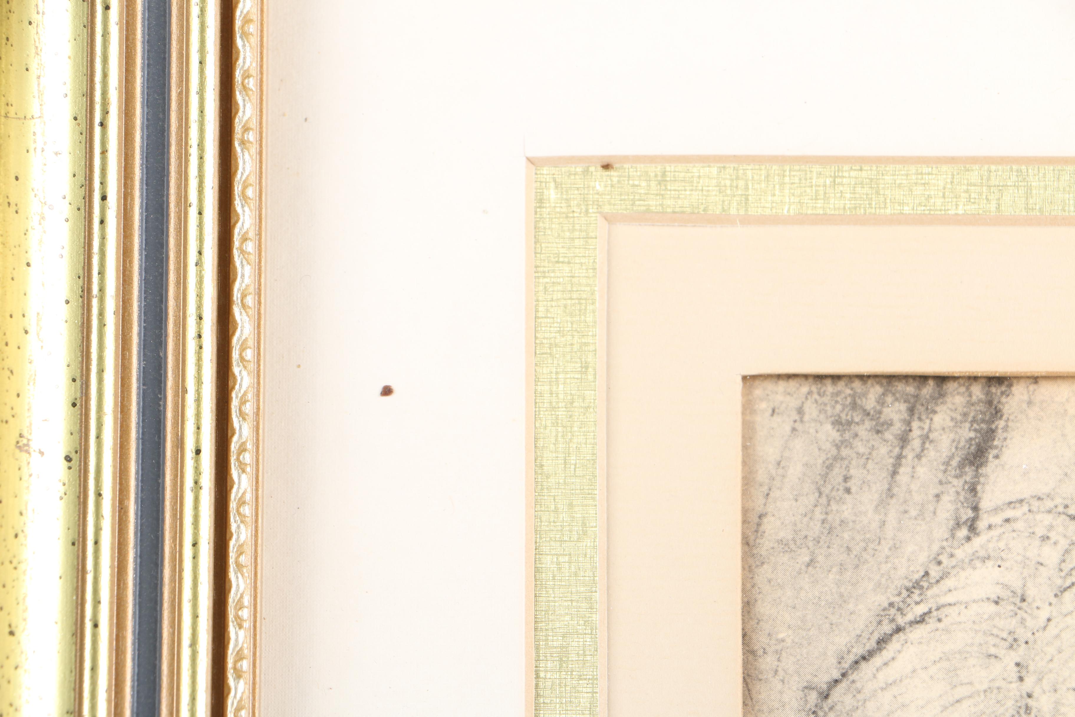 Halftone Print on Paper After Andrea del Verrocchio "Head of a Woman"