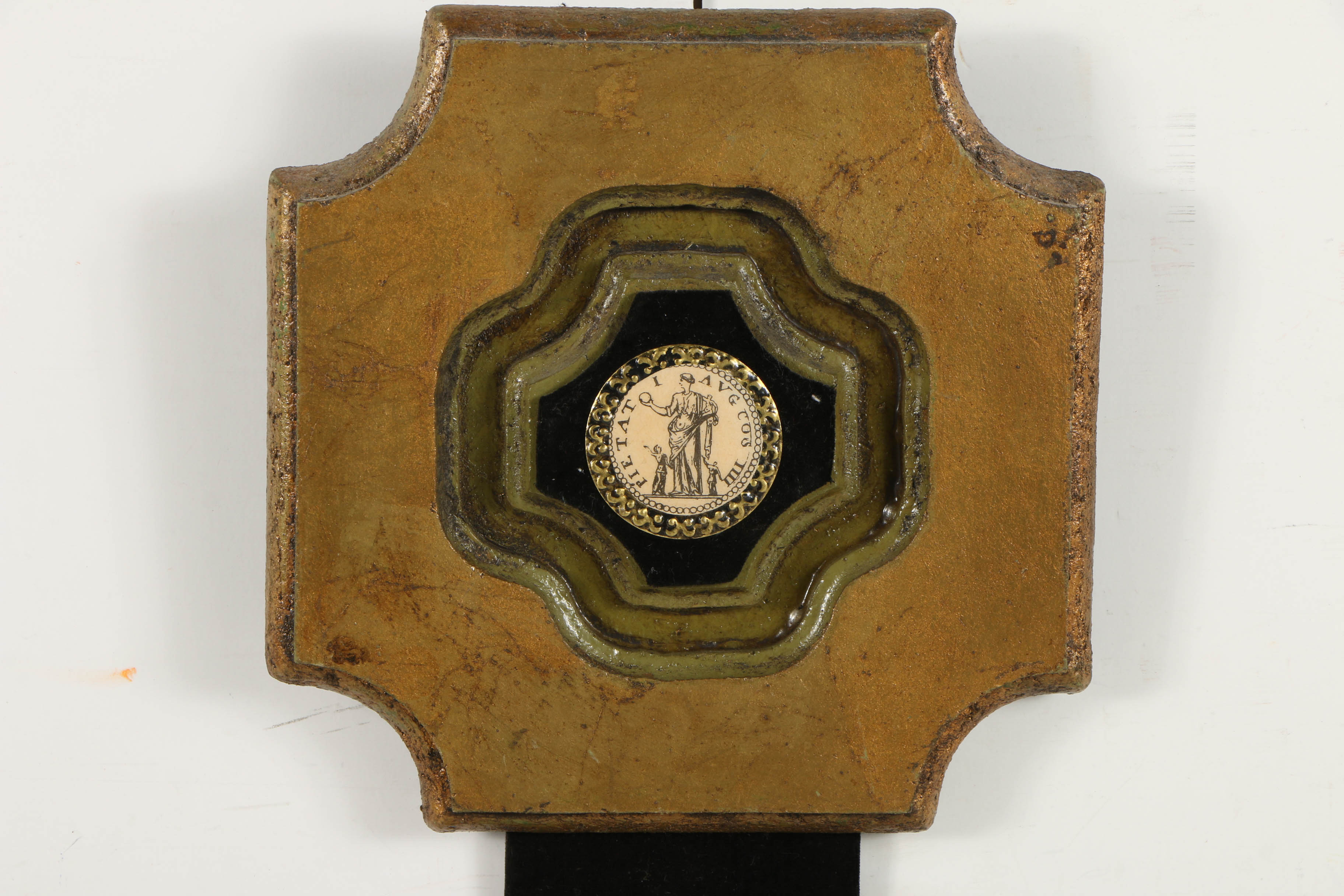 Vintage Roman Coin and Standard Wall Plaques