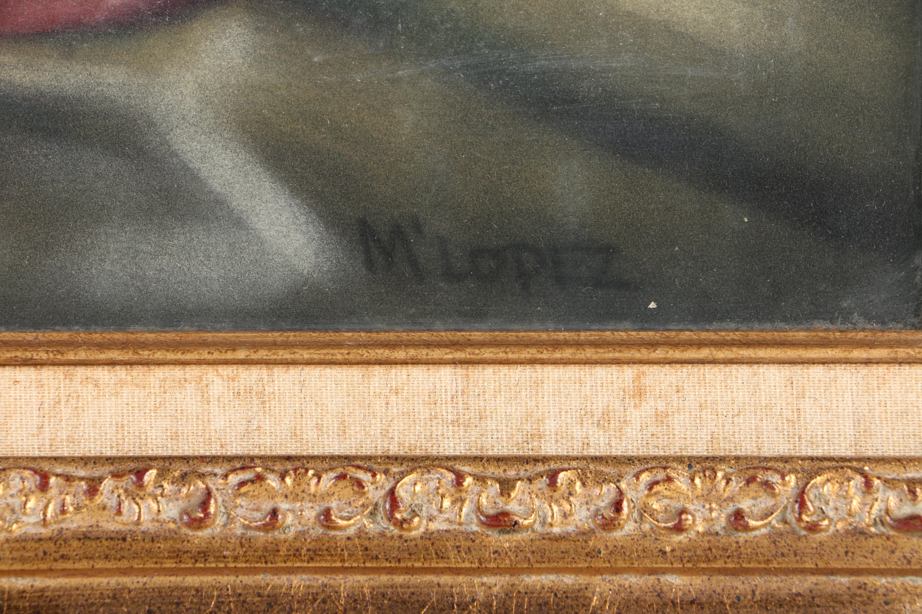 M'Lopez Pastel Drawing on Paper of Still Life