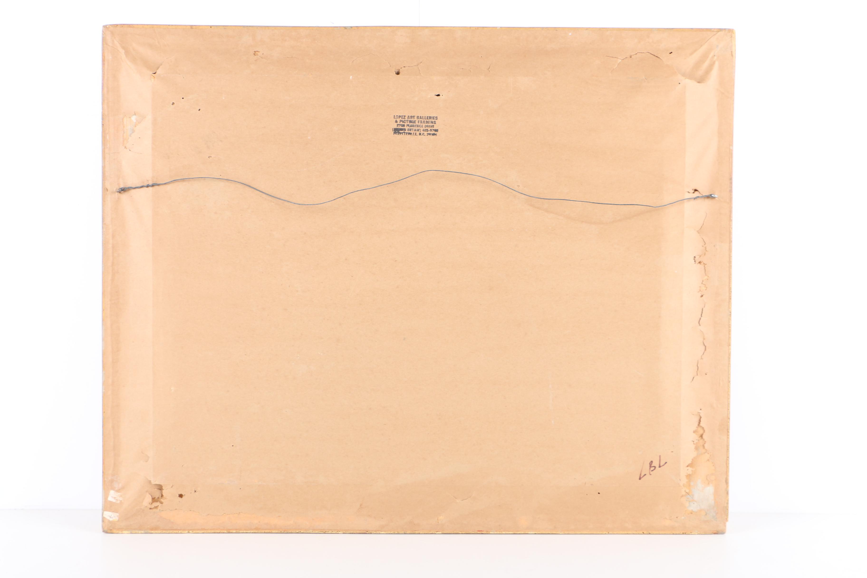 M'Lopez Pastel Drawing on Paper of Still Life