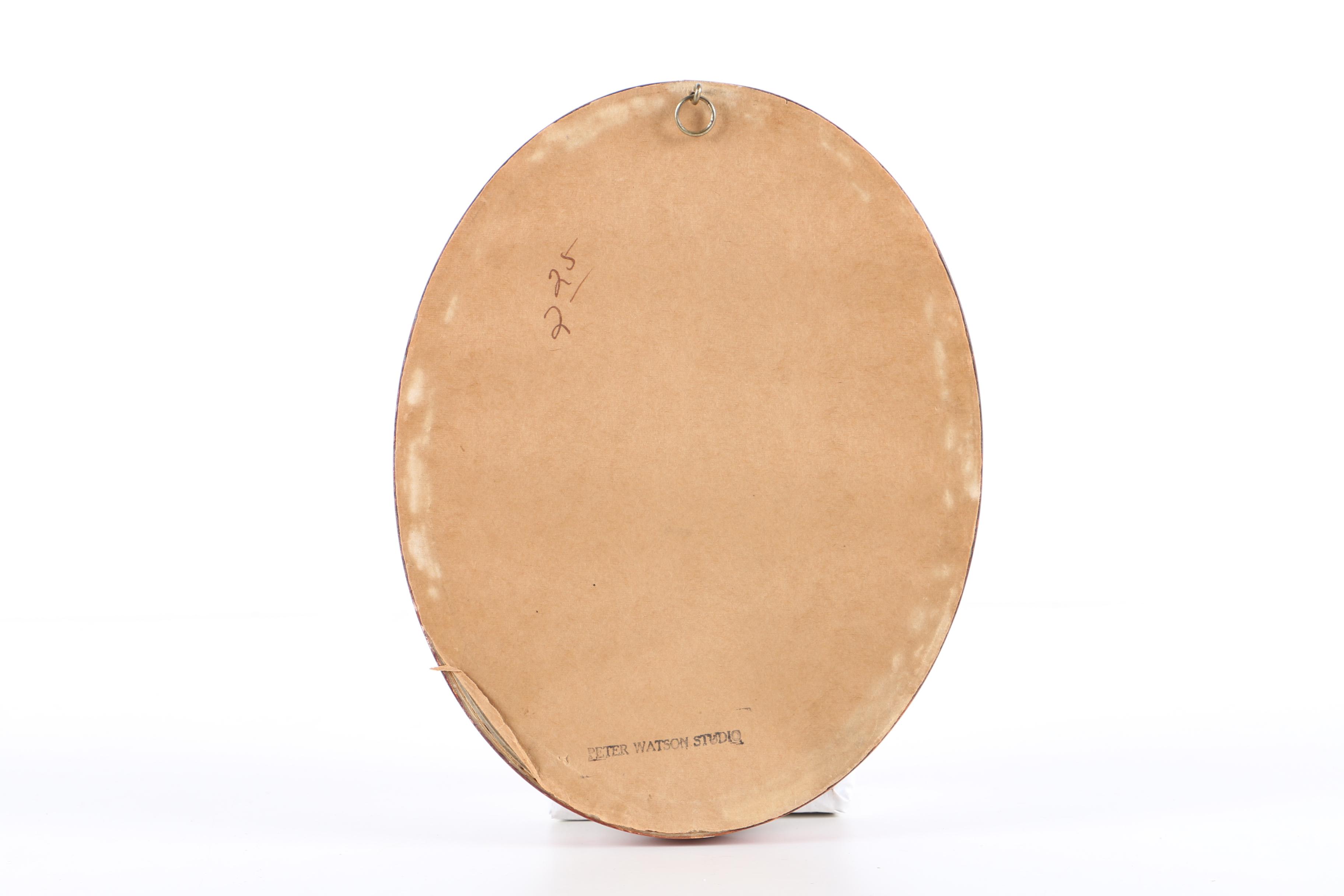 Lithograph "La Mode Illustree" in Convex Bubble Frame