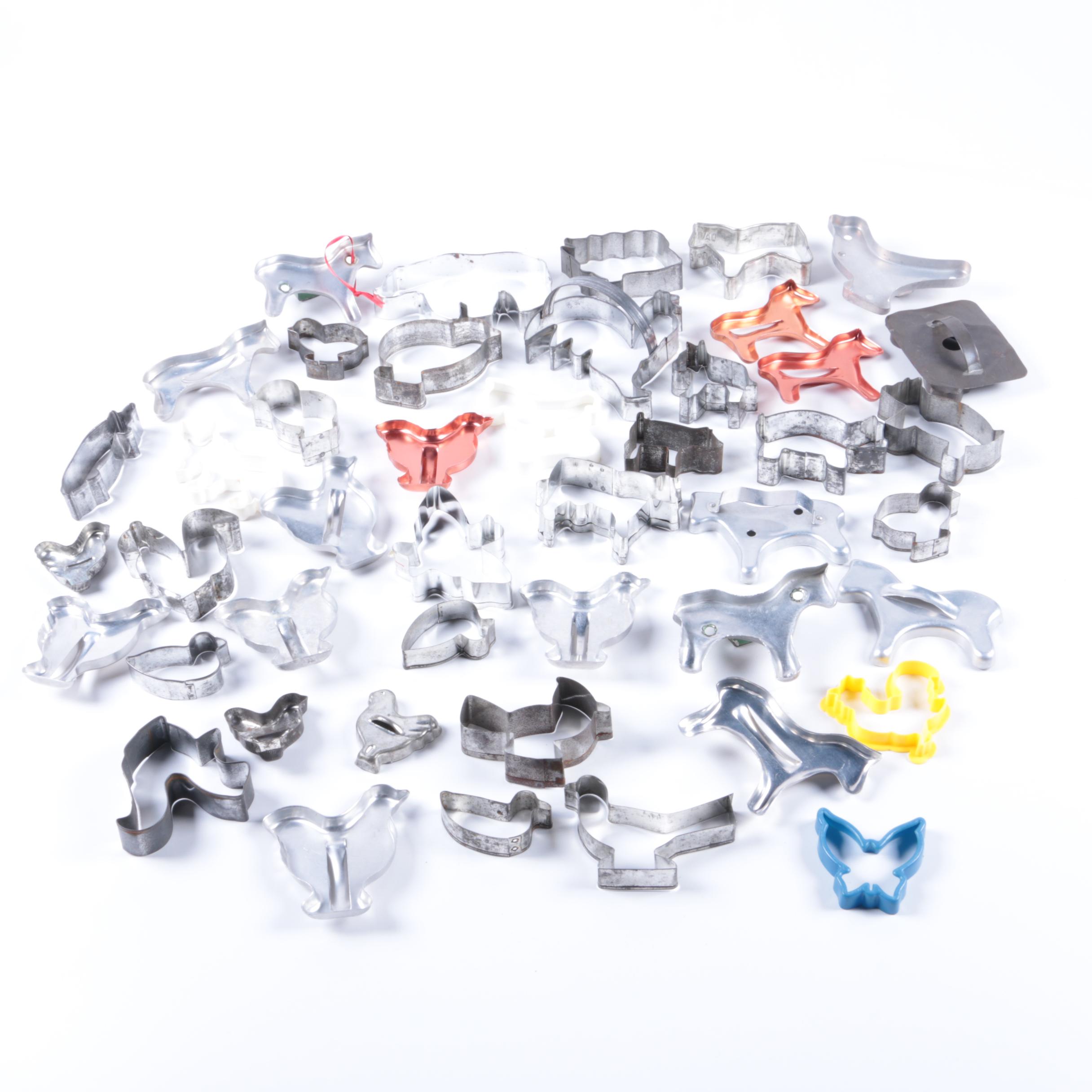 Metal Farm Animal Cookie Cutters