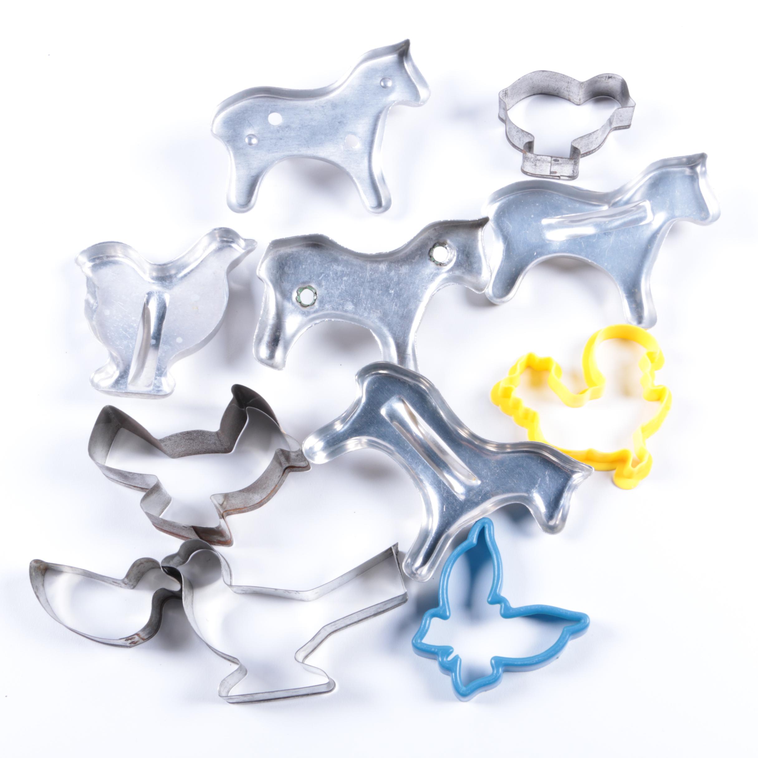 Metal Farm Animal Cookie Cutters