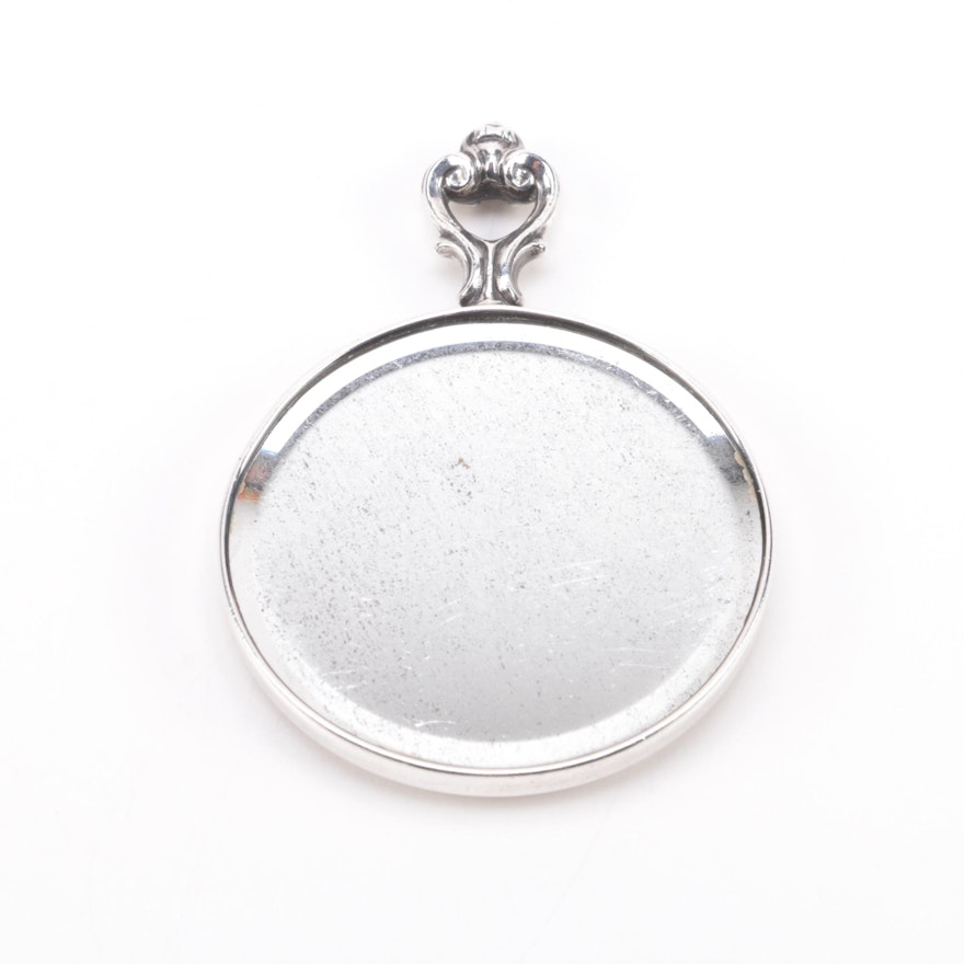 Weighted Sterling Silver Mirror by Reed & Barton