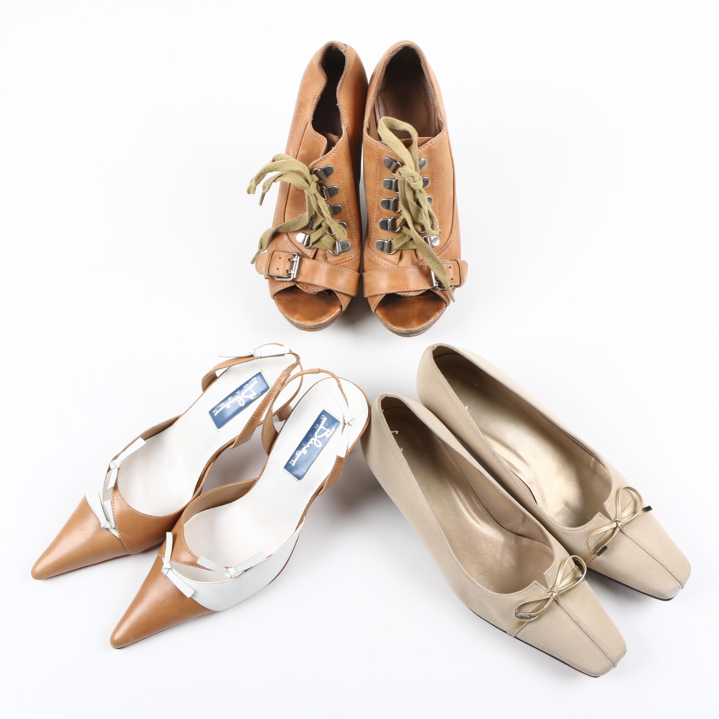 Assortment of Women's Shoes Including Stuart Weitzman and Aldo