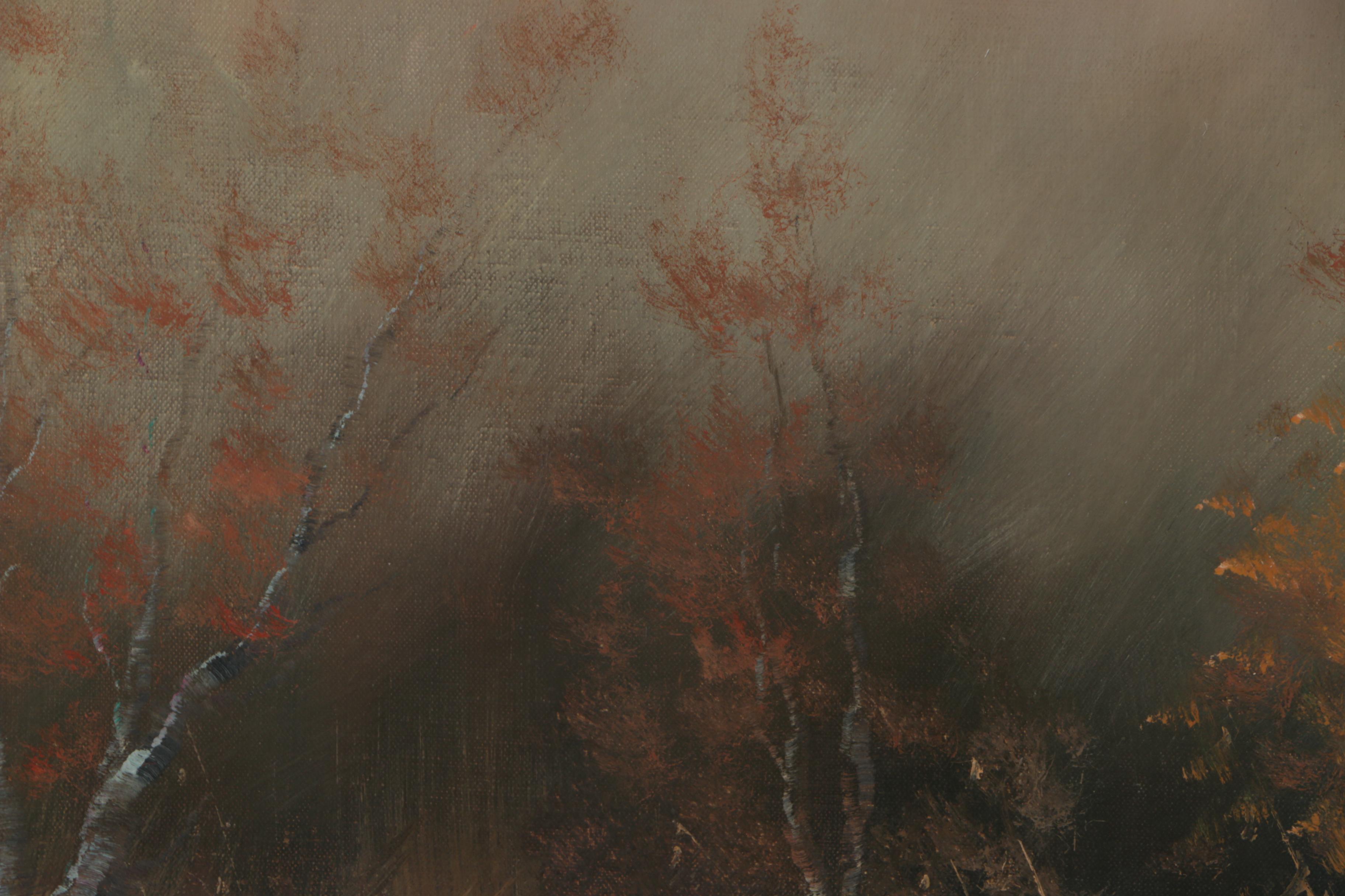 Oil Painting of Pheasants Attributed to H. Hansung