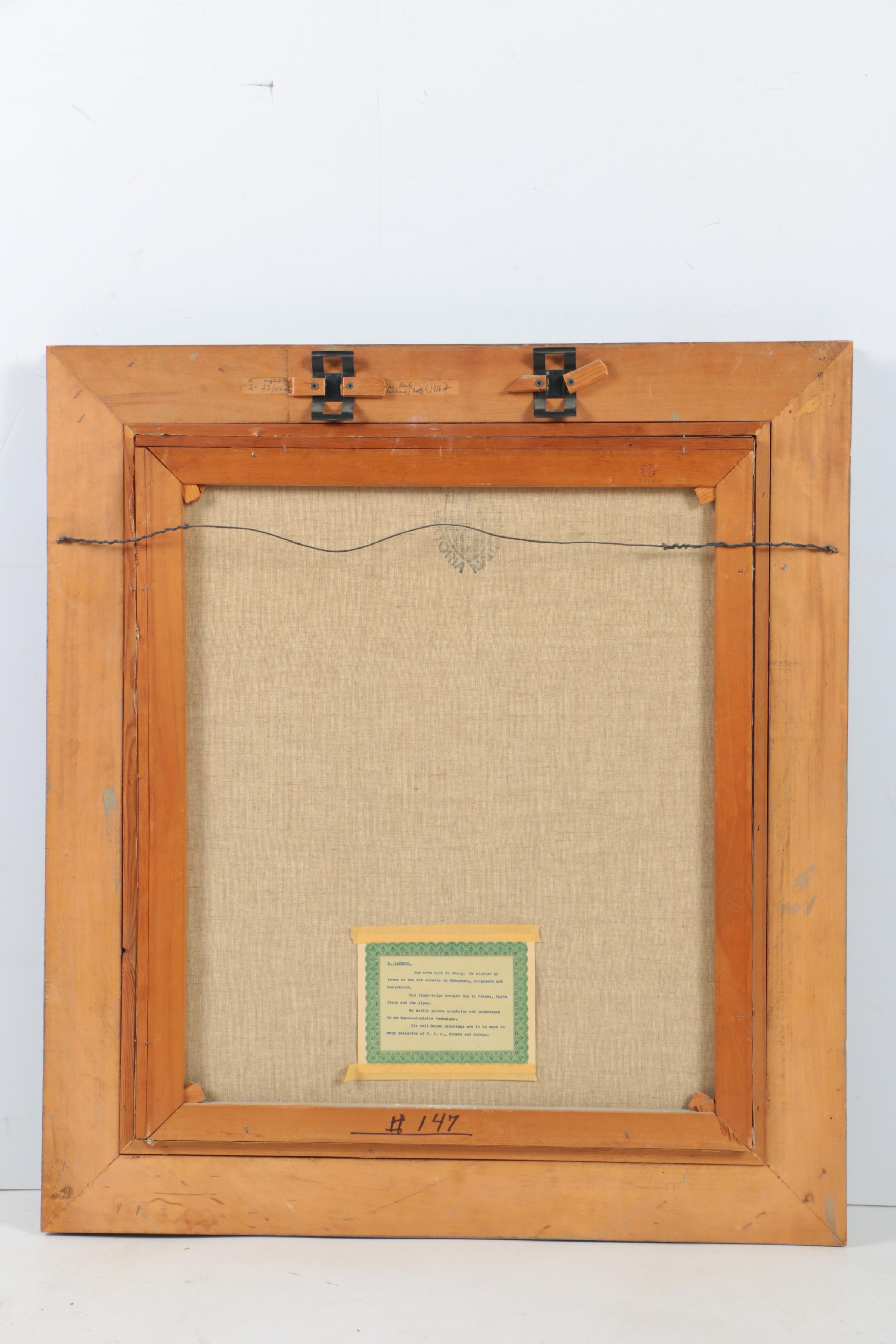 Oil Painting of Pheasants Attributed to H. Hansung