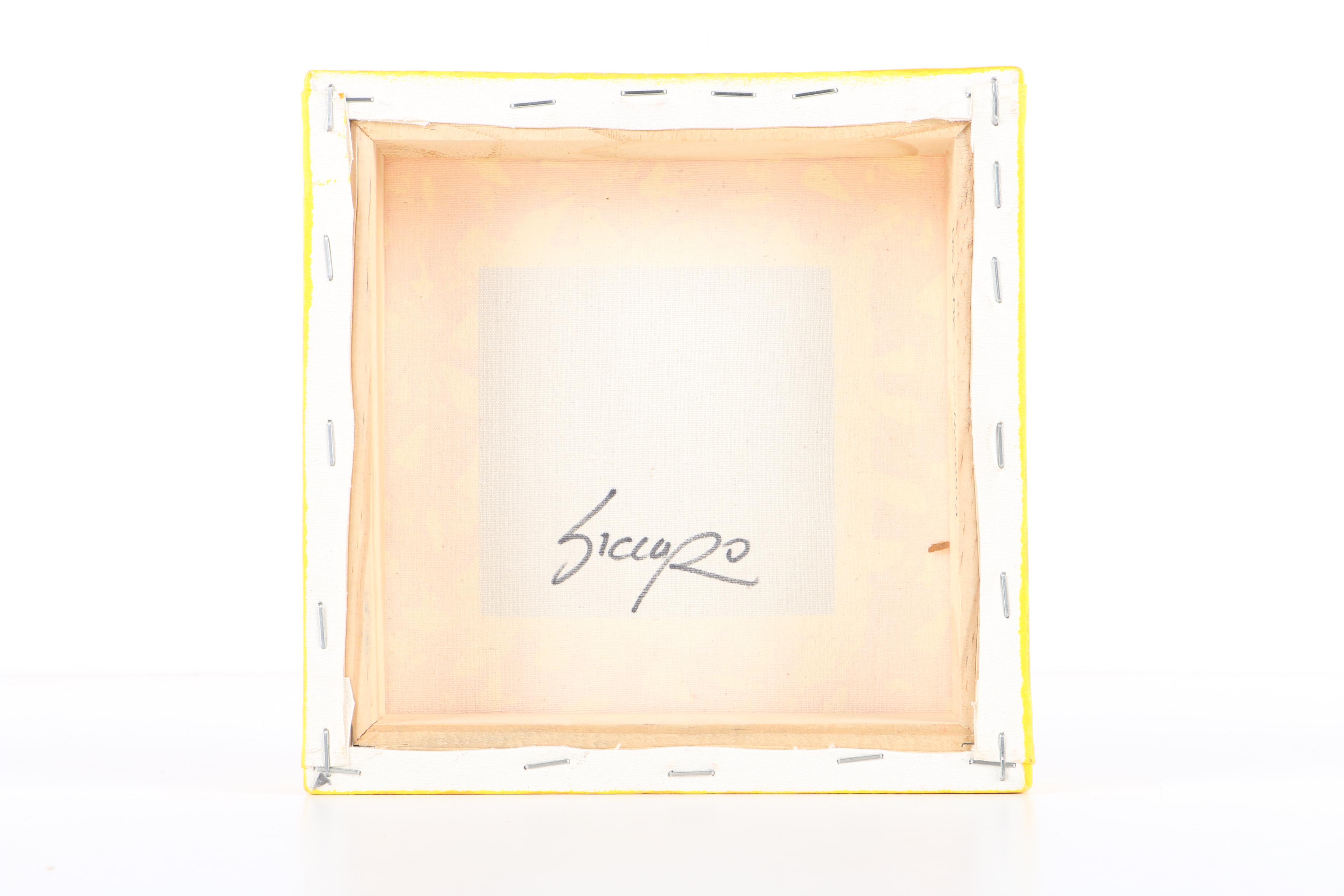 Ricardo Siccuro Acrylic Painting on Canvas of Christ the Redeemer