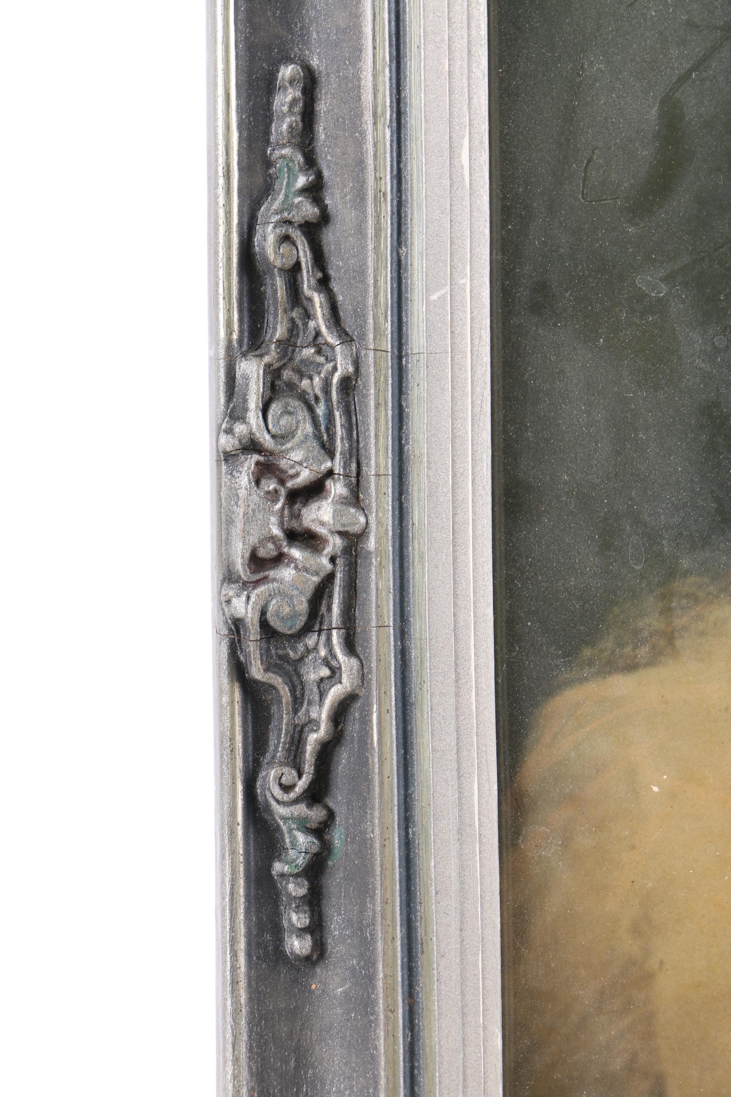 Antique Crayon Enlargement Photograph of Portrait