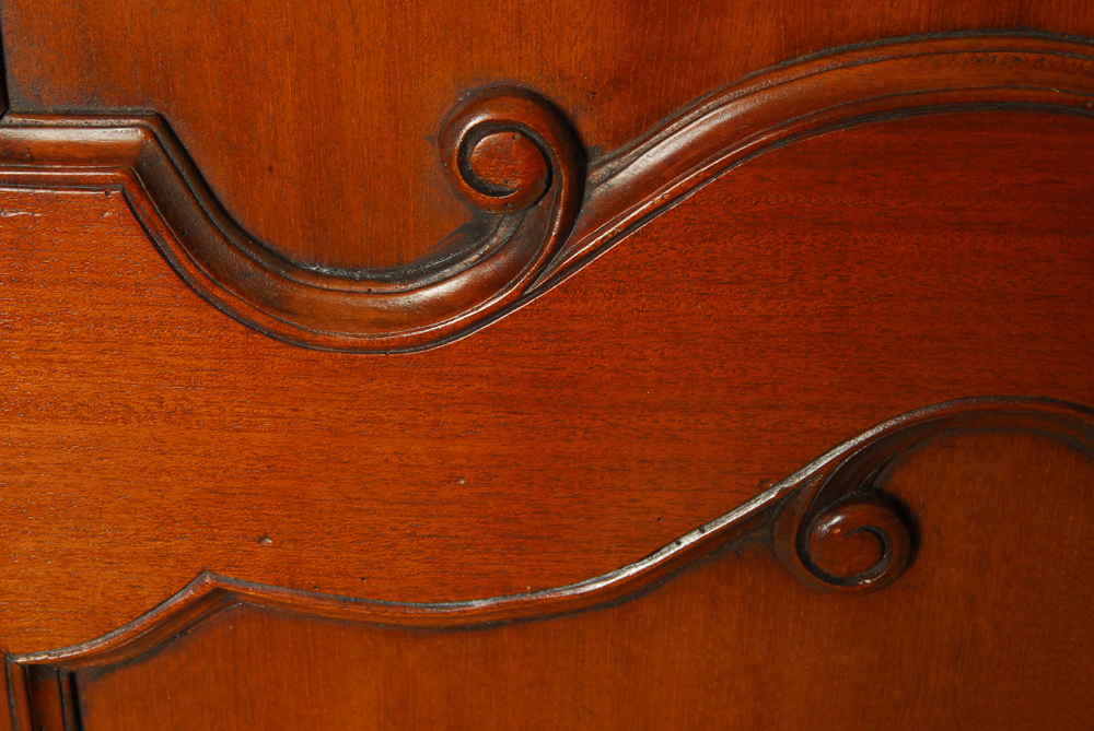 Mahogany Wardrobe with Marquetry