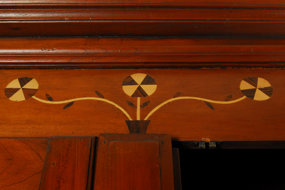 Mahogany Wardrobe with Marquetry