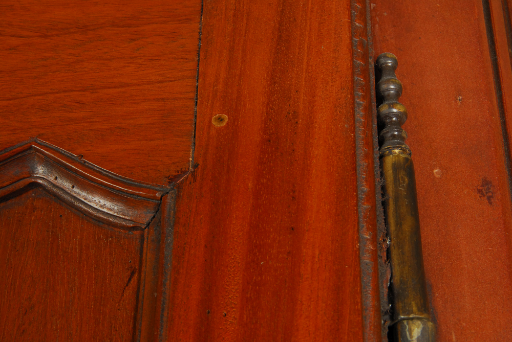 Mahogany Wardrobe with Marquetry