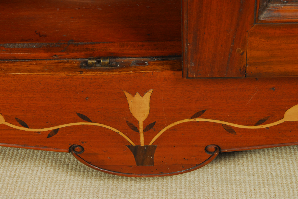 Mahogany Wardrobe with Marquetry