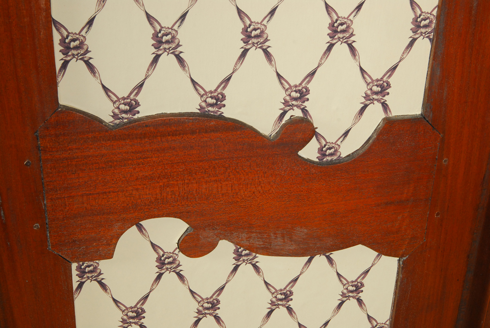 Mahogany Wardrobe with Marquetry