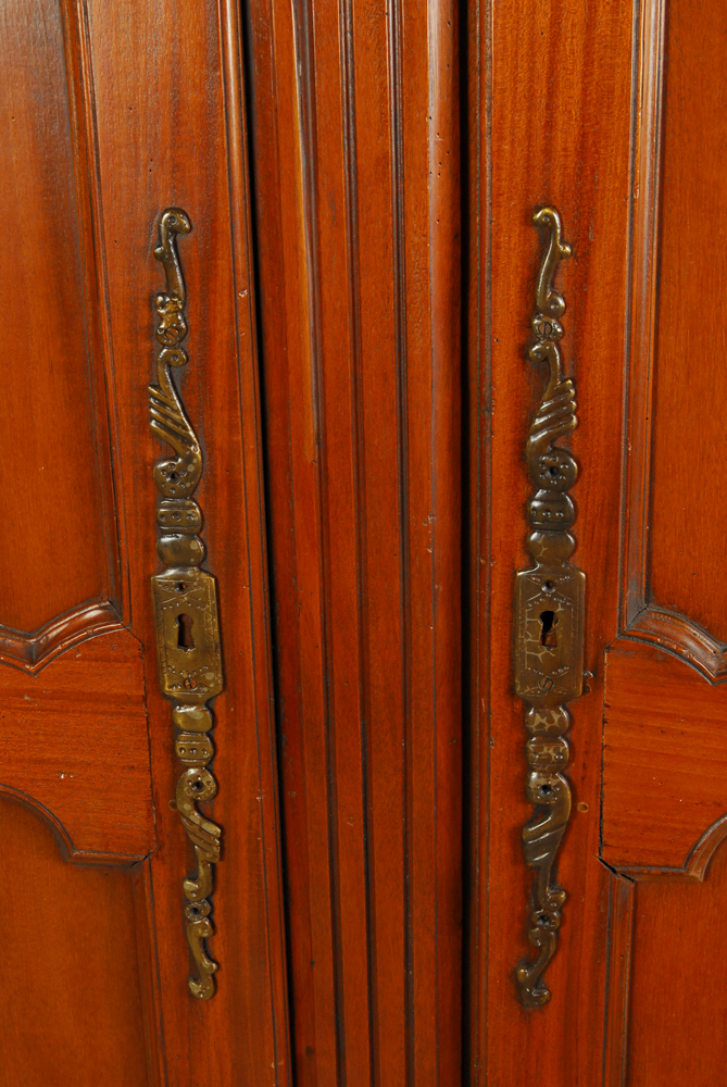 Mahogany Wardrobe with Marquetry