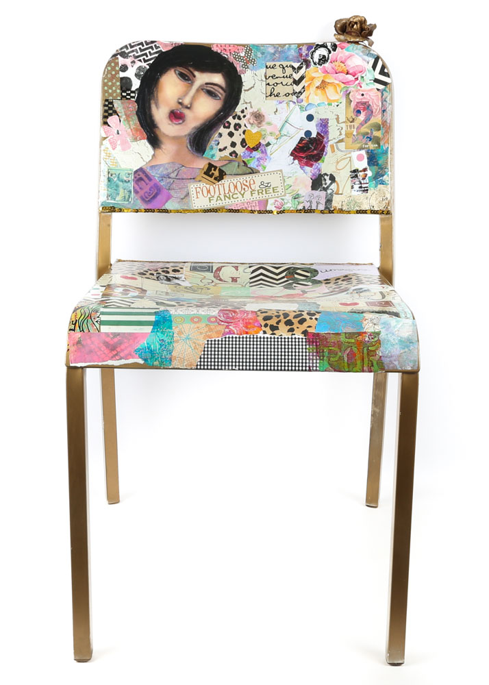 Kimberly Mixed Media Chairs "Sit and Think"