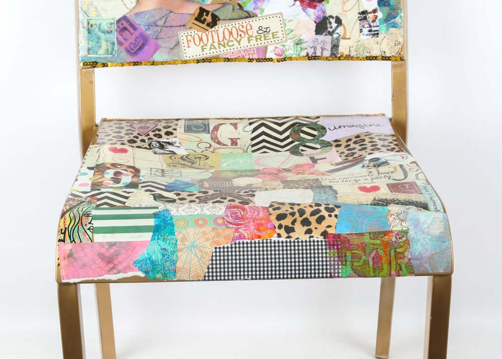 Kimberly Mixed Media Chairs "Sit and Think"