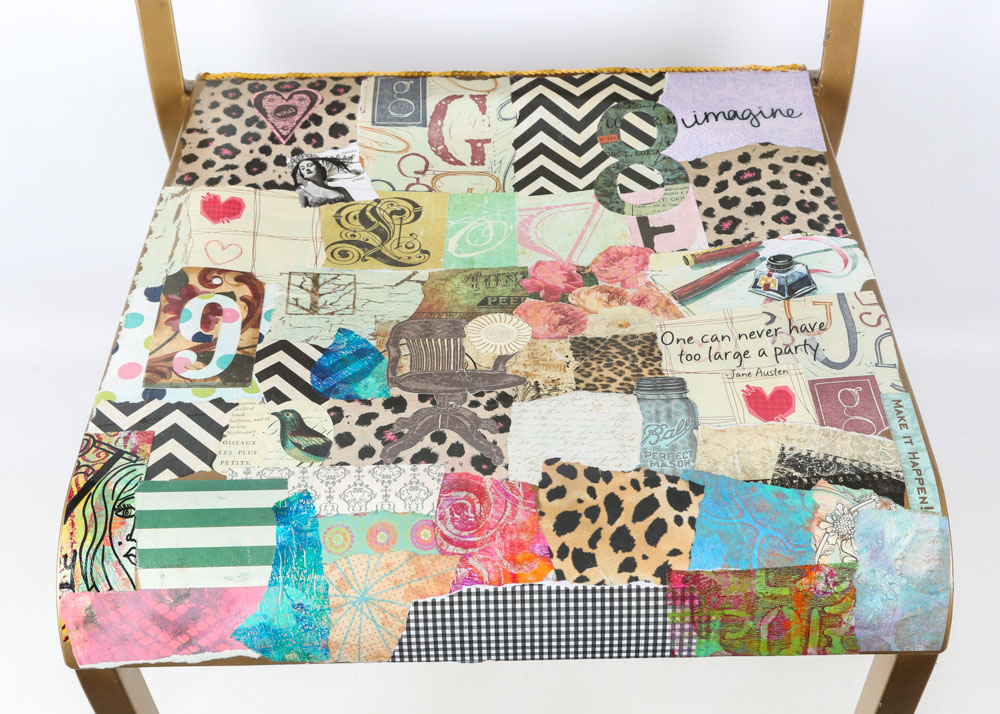 Kimberly Mixed Media Chairs "Sit and Think"