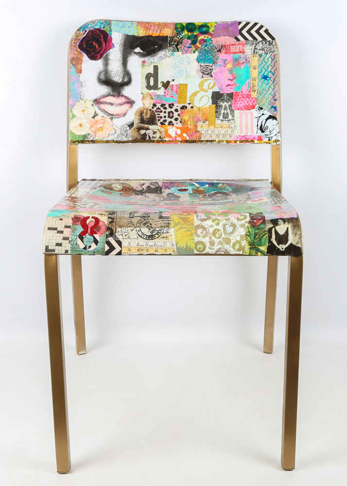 Kimberly Mixed Media Chairs "Sit and Think"