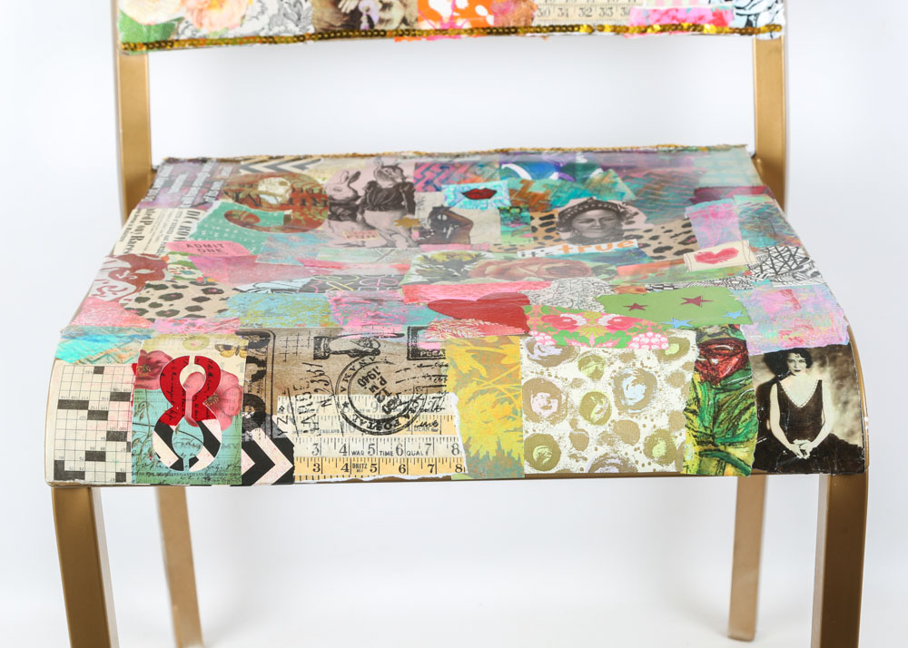 Kimberly Mixed Media Chairs "Sit and Think"