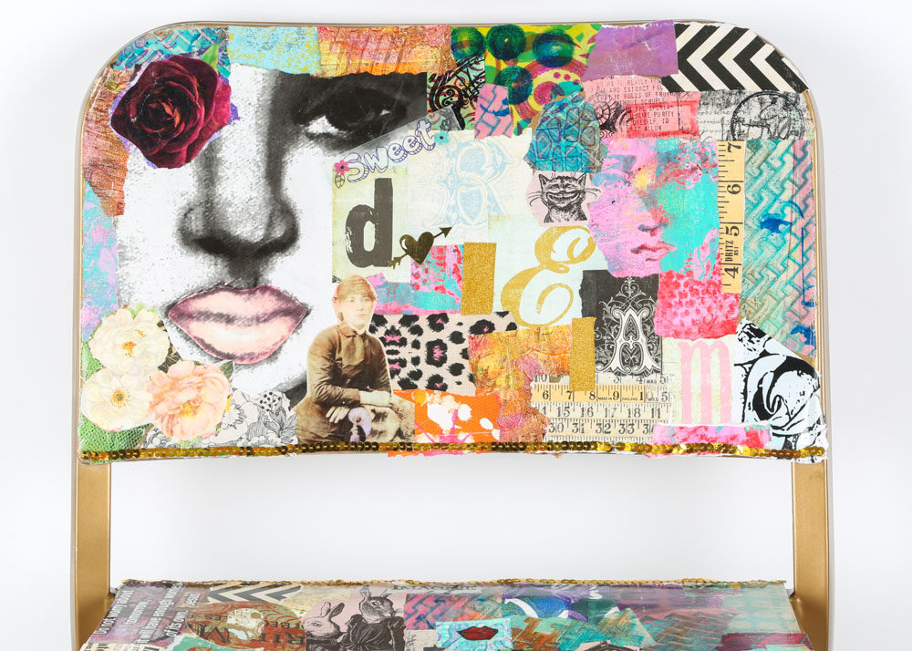 Kimberly Mixed Media Chairs "Sit and Think"