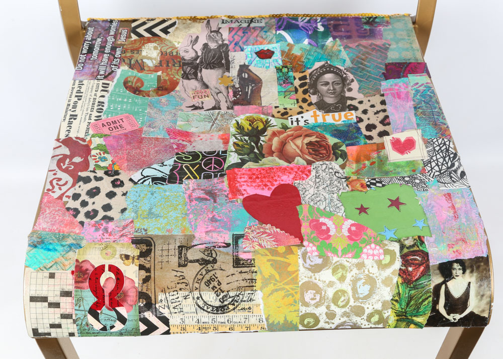 Kimberly Mixed Media Chairs "Sit and Think"