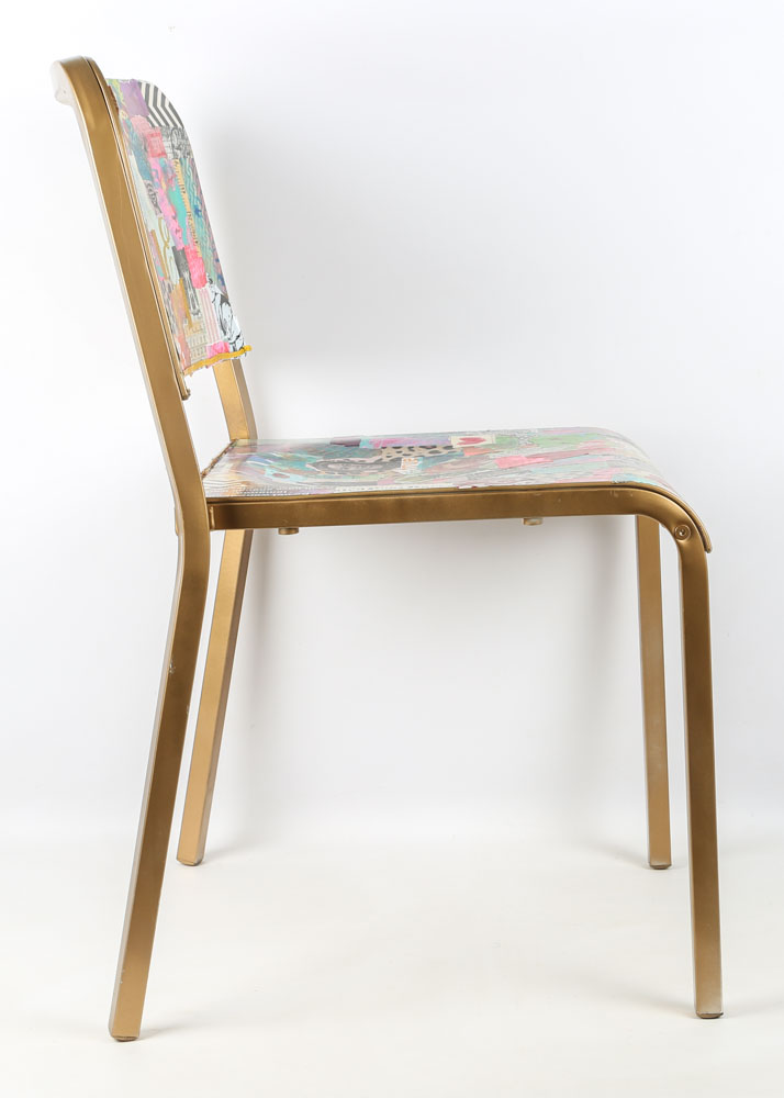 Kimberly Mixed Media Chairs "Sit and Think"