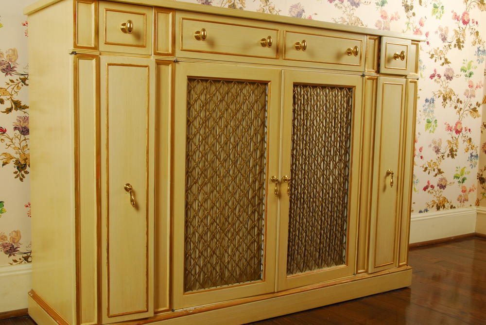 Painted Wood Sideboard