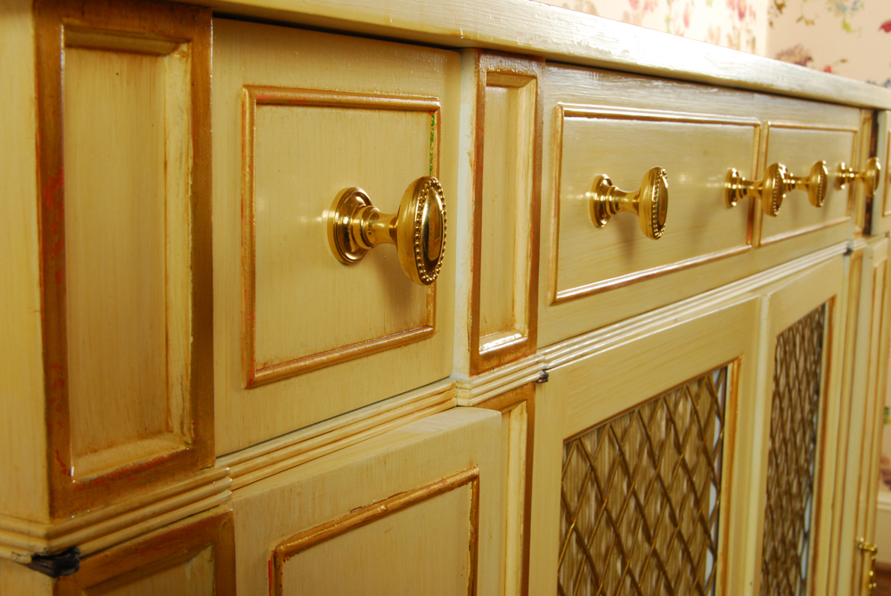 Painted Wood Sideboard