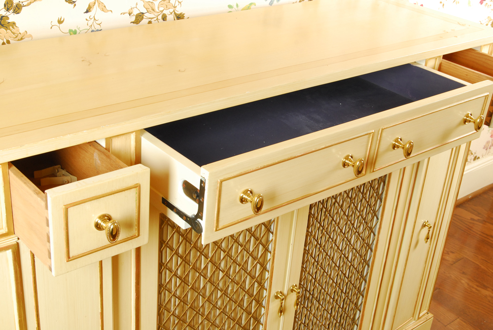 Painted Wood Sideboard