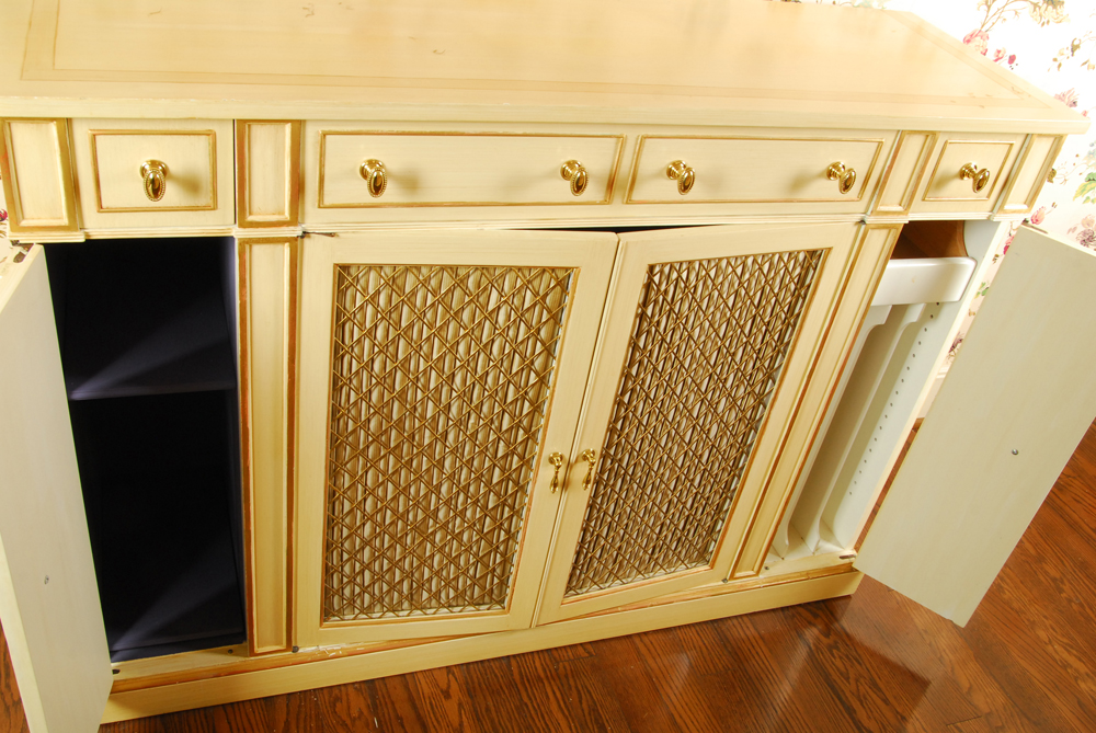 Painted Wood Sideboard