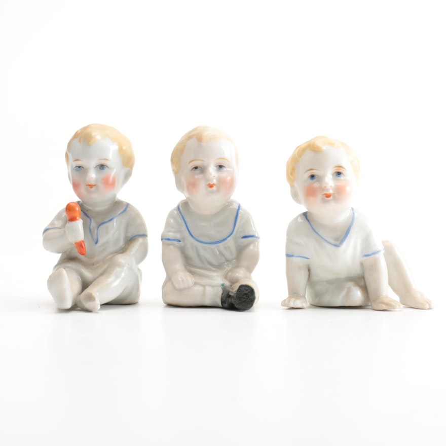 Vintage Triplets Baby Figurines