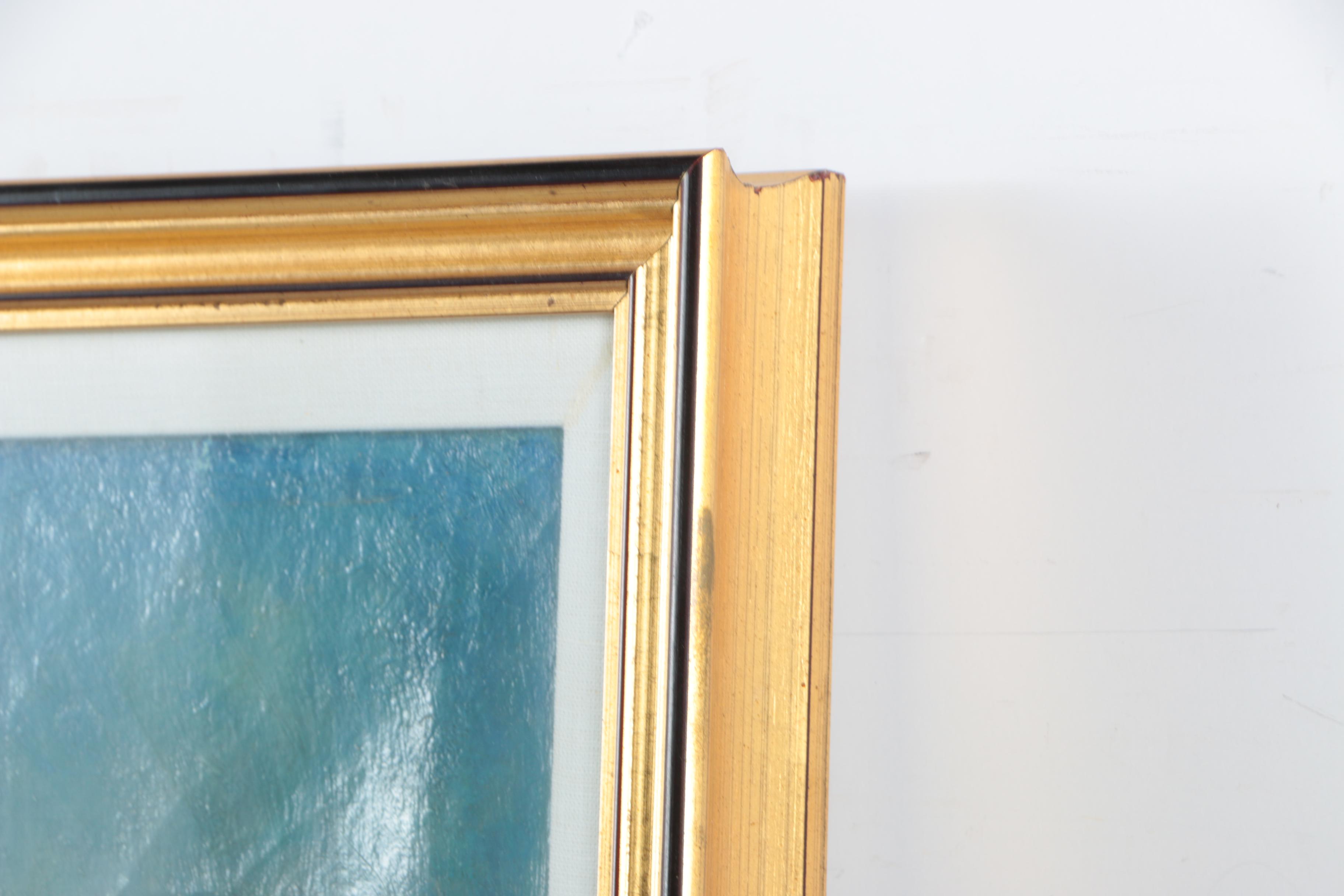 Reynolds Selfridge Oil Painting on Canvas of Steeple Scene