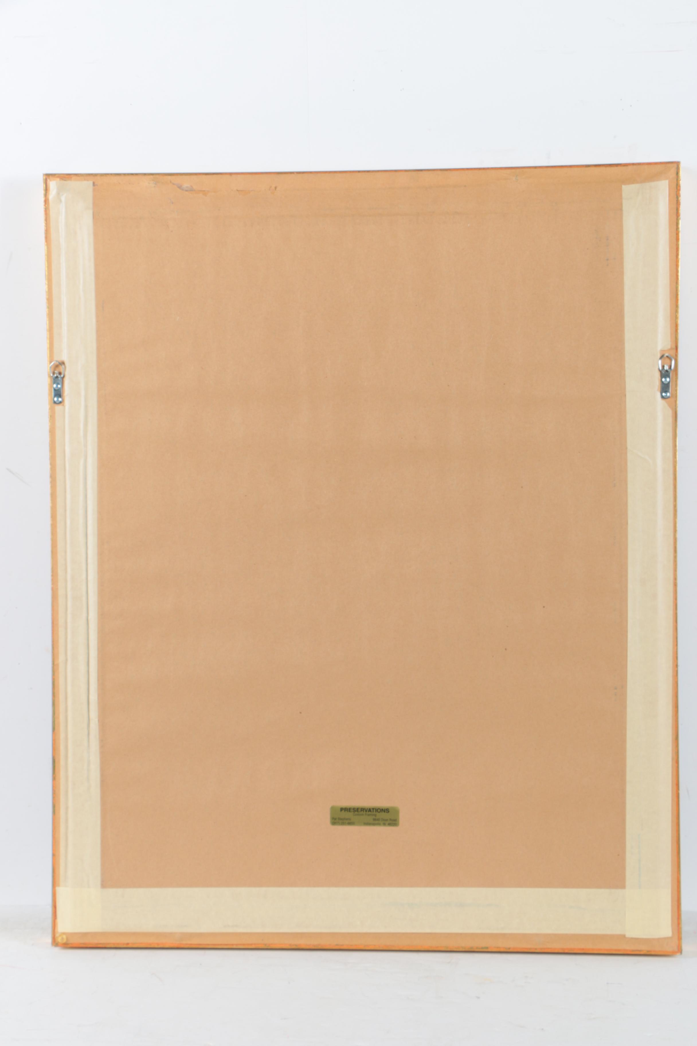 Reynolds Selfridge Oil Painting on Canvas of Steeple Scene