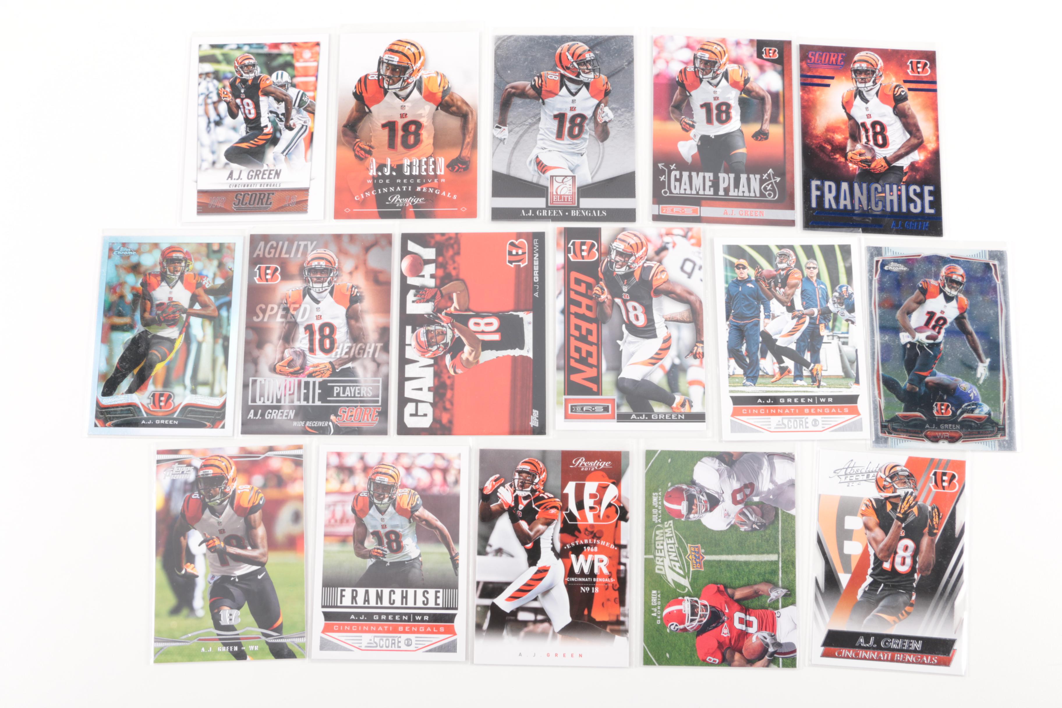 A.J. Green Football Cards