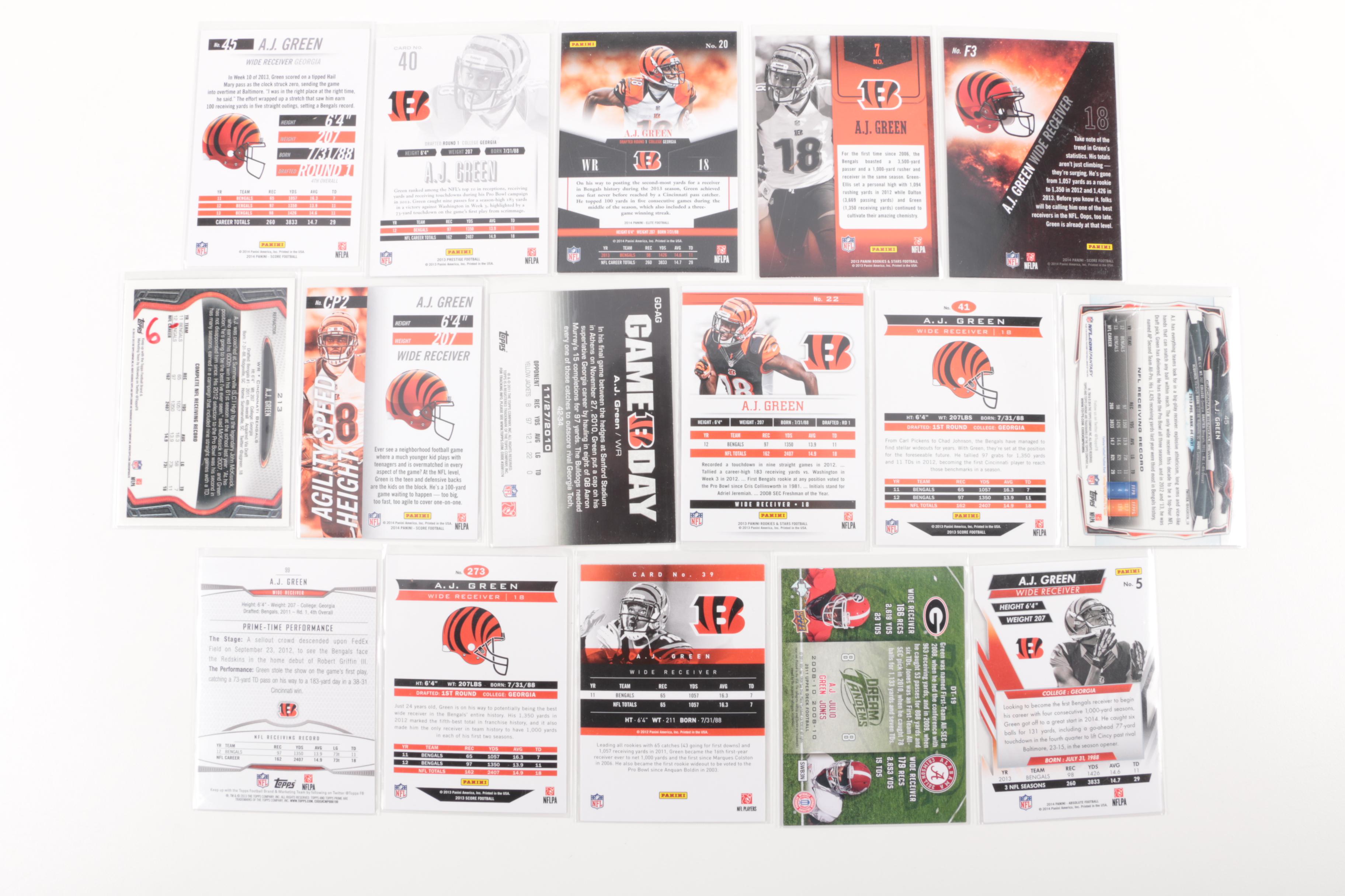 A.J. Green Football Cards